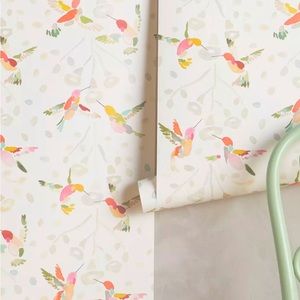 A Hover of Hummingbirds wallpaper for Anthropologie (prepasted) repeat 28.3 (3)